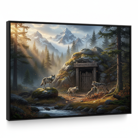 L'habitation du loup : territoire, tanière et meute dans la nature