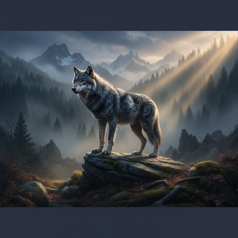 Tatouage loup viking : signification, designs et idées