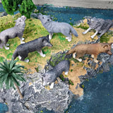 Figurine Loup Rugissant