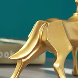 Sculpture Loup Géométrique