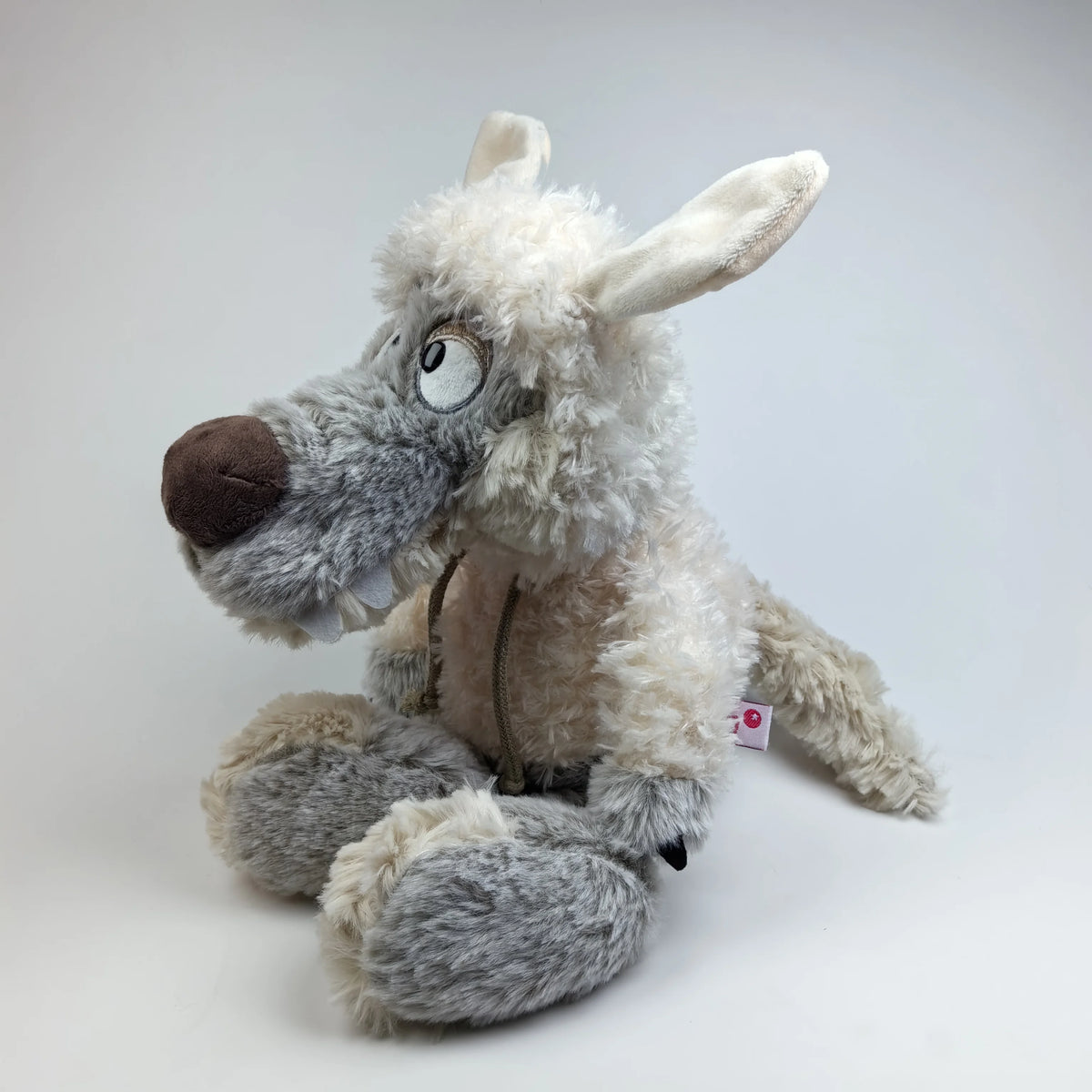 Peluche Anima Lupo Grigio 1714 - Morbido E Realistico, Lavabile In Lavatrice, 30 Cm