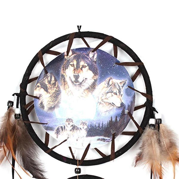Achat T-shirt manches longues homme à loup garou féroce hurlant à la