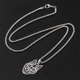collier origami tete de loup