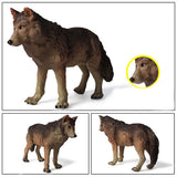 figurine de loup très réaliste