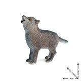 Figurine louveteau hurlant mesures