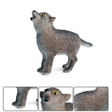 Figurine louveteau hurlant