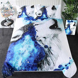 Housse de couette chien loup