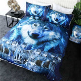 Housse de couette meute de loup