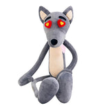 Loup en peluche grandeur nature