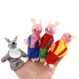 marionnette loup et les 3 petits cochons