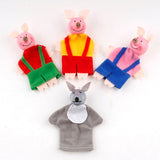 marionnette 3 cochon et loup