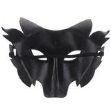 Masque en forme de loup face arrière