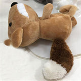 Mini loup peluche