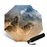 parapluie loup brume