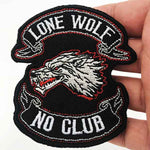 patch loup solitaire 