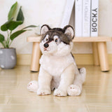Peluche chien husky