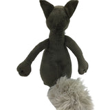 peluche loup auzou face arriere