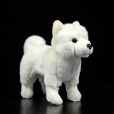 Peluche loup blanc