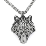 pendentif loup amulette
