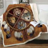 Plaid imprimé animaux