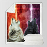 Plaid loup hurlement