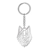 porte clé loup origami