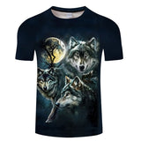 t shirt 3 loups