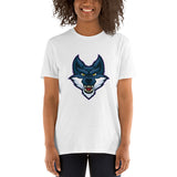T-shirt chien loup féroce femme