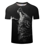 t shirt homme loup