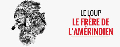 Loups et indiens