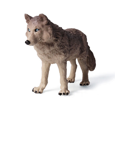 Figurine loup - loup sauvage, hurlant, husky et sculpture pour vitrine ou jeu