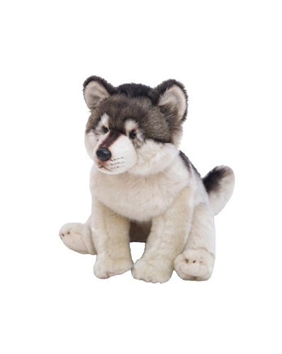 Peluche loup - doudou loup pour enfant, adulte et cadeau, du mini au géant