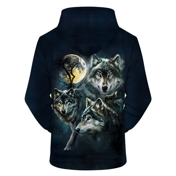 Vêtement loup - sweat, t-shirt, veste, casquette et tenue complète
