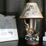 Lampe de Table Loup "Meute d'Hiver"
