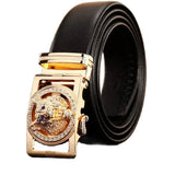 Wolf-Gürtel Gold "Wilder Glanz"