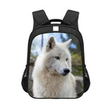 SAC À DOS LOUP BLANC