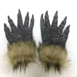 Masque Loup-Garou "Fou furieux" avec Gants