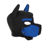 Masque Loup Fetish – Noir & Bleu