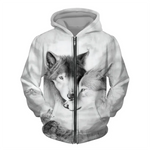 VESTE LOUP DUO BLANC