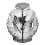 VESTE LOUP DUO BLANC