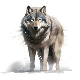Décalcomanie Loup "Gardien Arctique"