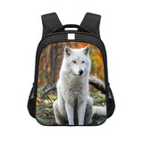 SAC À DOS LOUP BLANC FORÊT