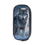 TROUSSE LOUP GRIS EN PAYSAGE MONTAGNEUX