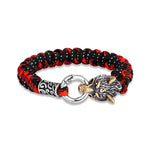 Bracelet Loup Viking Rétro