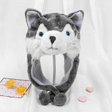 Bonnet Peluche Loup "Gardien d'Hiver"