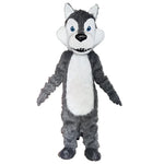 COSTUME FURRY LOUP GRIS RÉALISTE