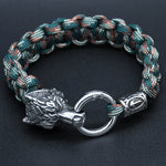 Bracelet Loup Viking en Paracorde