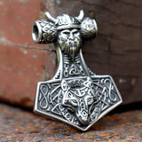 COLLIER LOUP VIKING CELTIQUE (ACIER)