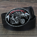 Wolf-Gürtel Schwarz "Wilde Straße"