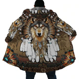 VESTE LOUP LONGUE INDIEN MAJESTUEUX